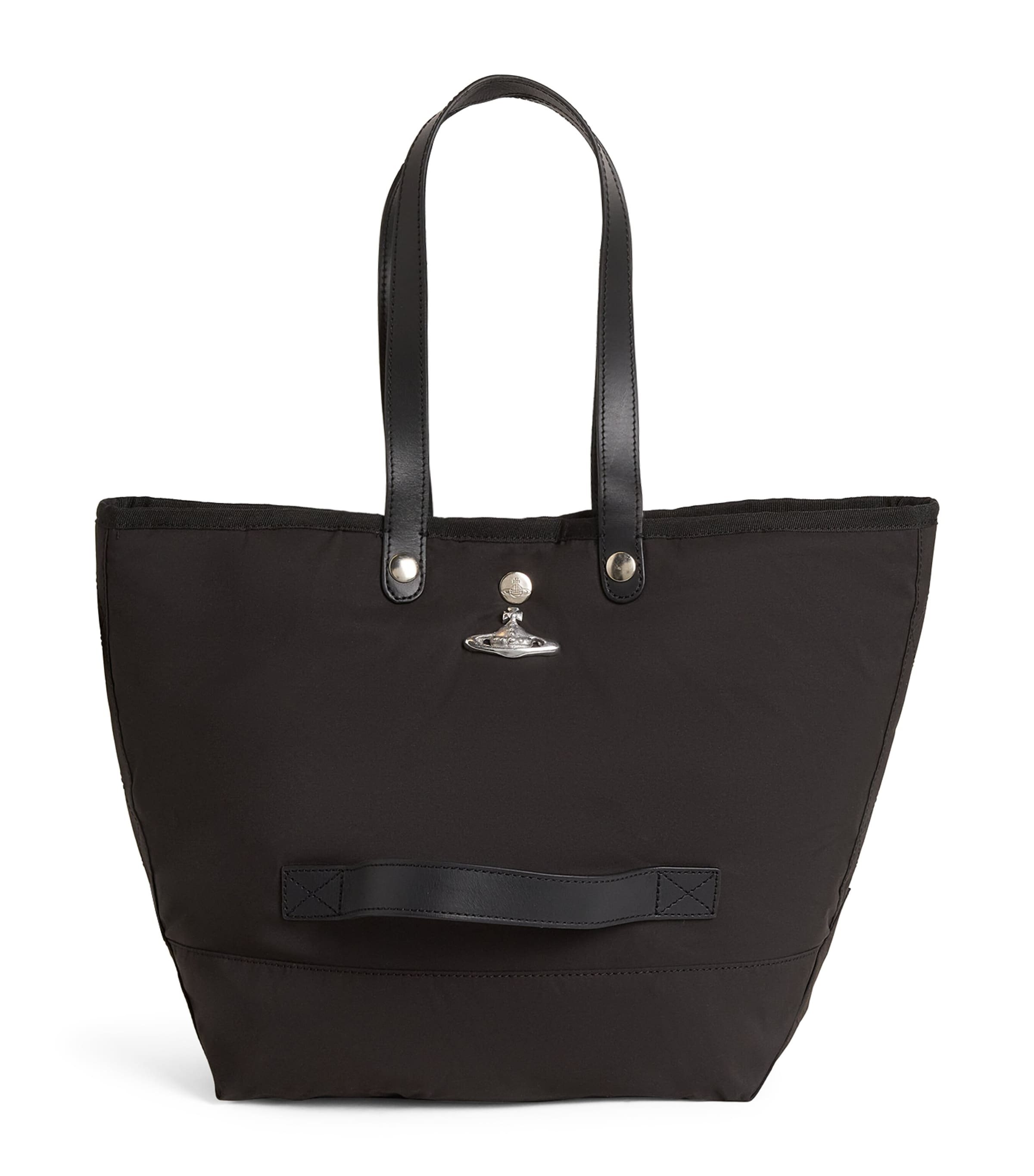 Vivienne Westwood Black Small Utility Shopper Bag | Harrods US