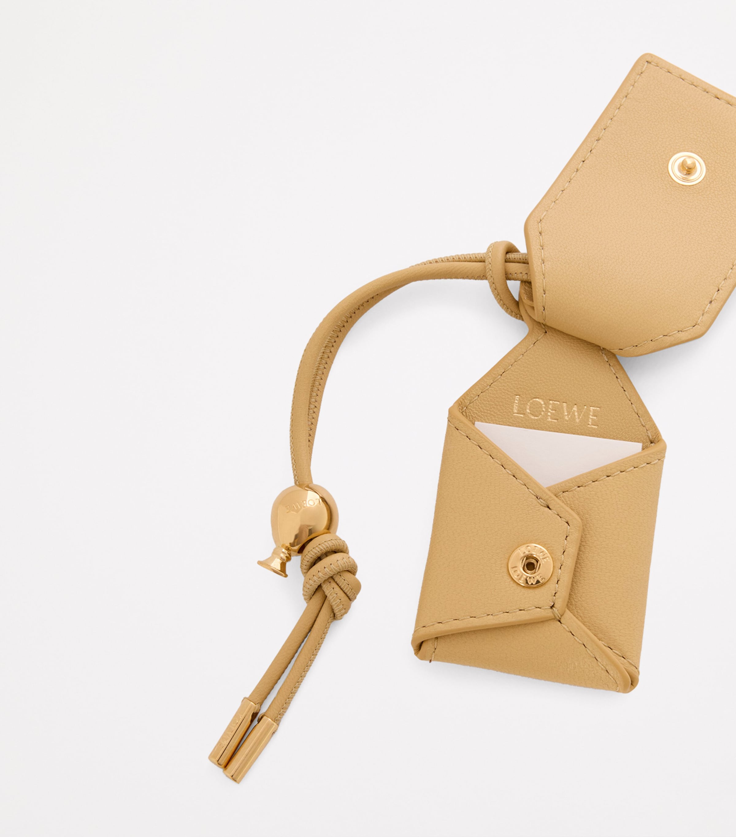 LOEWE Yellow Small Leather Featherlight Puzzle Top-Handle Bag