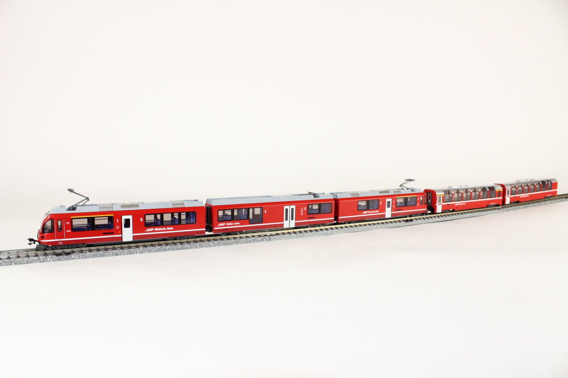 KATO 10-1318 ベルニナ急行　レーティッシュ鉄道　5両基本セット KATO 10-1318 レーティッシュ鉄道<ベルニナ急行>5両基本セット | 鉄道