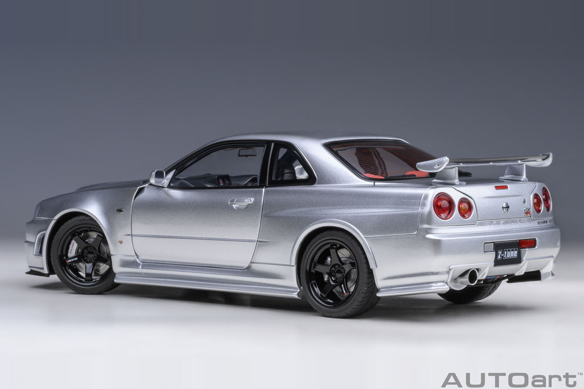 1/18 ニスモ R34 GT-R Z-tune （Z-tune シルバー）| ホビーショップ