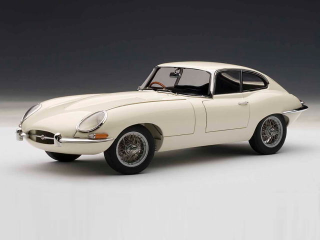 1/18ジャガー Eタイプ クーペ シリーズⅠ 3.8 (クリーム) | 鉄道模型