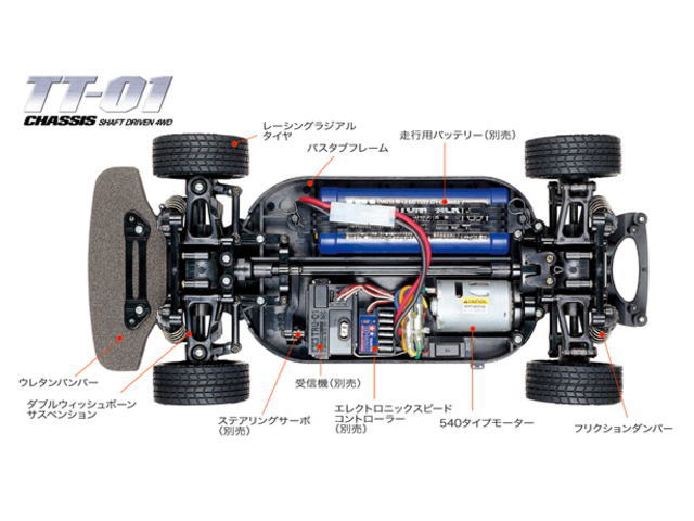 タミヤ TT-02 type-s オプション多数 R34 Zチューンボディー タミヤ TT