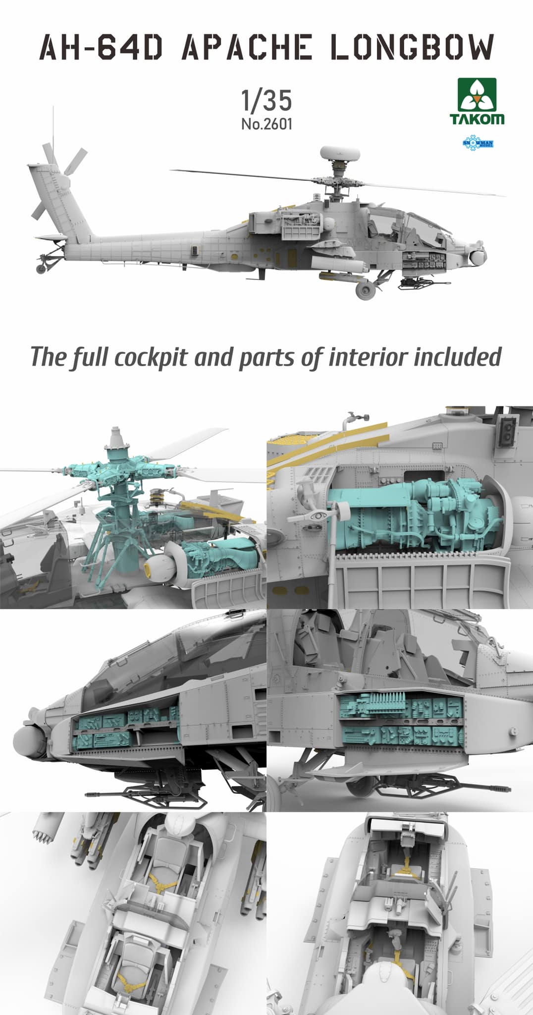 1/35 AH-64D アパッチ・ロングボウ 攻撃ヘリコプター | 鉄道模型