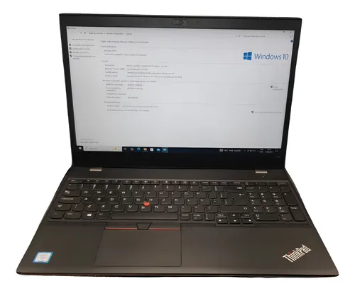 Notebook Lenovo Thinkpad T580 Intel Core I7 8g Ssd256gb 16gb Preto