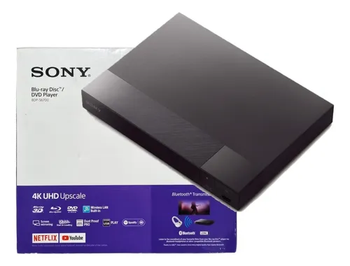 Blu-ray Sony Bdp-s6700 Leitor Dvd Cd 4k 3d Wi-fi Usb Preto 127