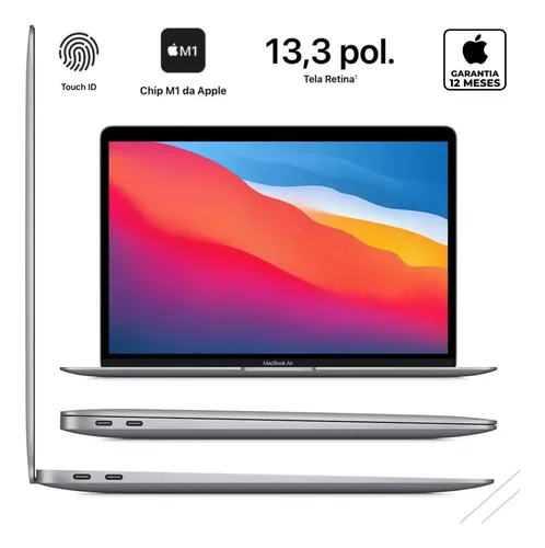 Apple Macbook Air M1 256gb 8gb Ram 13 Poleg 2020 Gray Silver