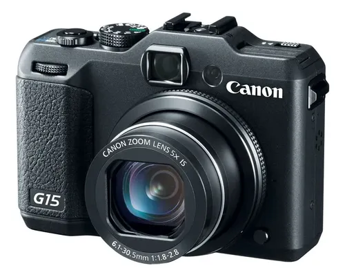 Câmera digital Canon Powershot G15 12mp com LCD de 3 Pu. Cor