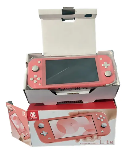 Console Nintendo Switch Lite Rosa Na Caixa Jp | MercadoLivre
