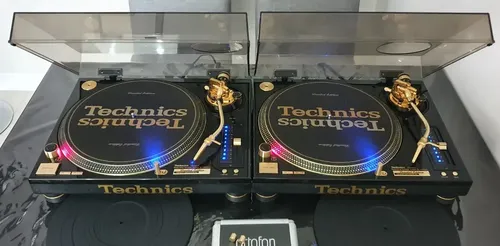 Technics Sl 1200 Gold Limited Edition (par) Preta E Gold