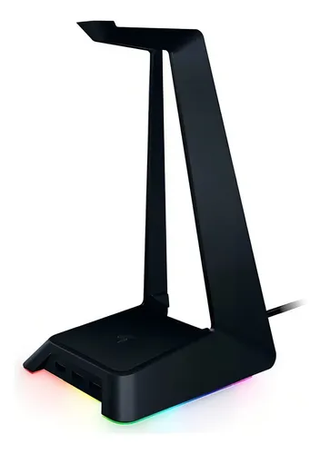 Suporte Para Headset Razer Base Station Chroma + Cor Preto
