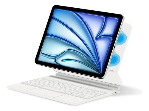 Capa Com Teclado Zx Magic Keyboard Para iPad Air 11 M2 . | Frete