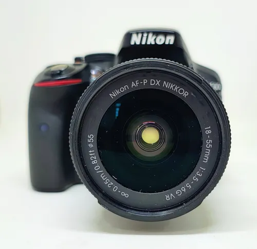 Nikon D5300 + Lente 18-55mm - 24.2mp Wi-fi Tela Giratória Preto