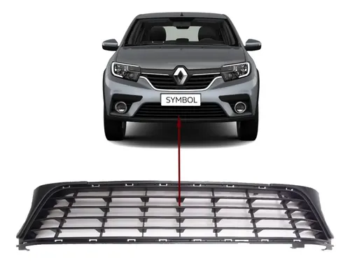 Rejilla Inferior Frontal Renault Symbol 2018-2022 | Cuotas sin interés