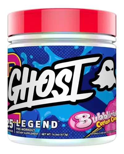 Pré-treino Ghost Legend 25 Serv Beta Alanina Citrulina Algodão