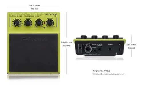 Pad Percussão Digital Roland Spd One Kick Spd-1k | MercadoLivre
