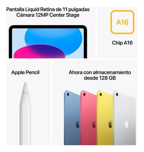 iPad 11 Wi-Fi 256gb Amarelo | Parcelamento sem juros