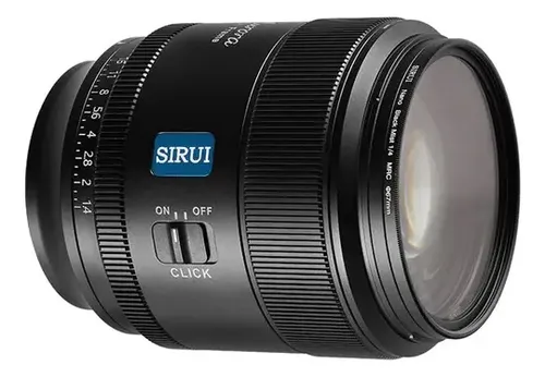 Lente Sirui Aurora 85mm F1.4 para Sony E-mount Preta Autofoco