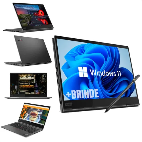 Notebook Lenovo Thinkpad X1 Yoga Gen 5 I7 10ª Ger 16gb 512gb Cinza
