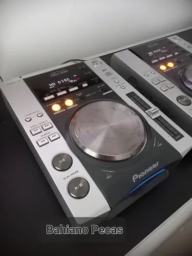 Par Cdj Pioneer 200 Com Caixa Manual Cinza 127/220v | Frete grátis