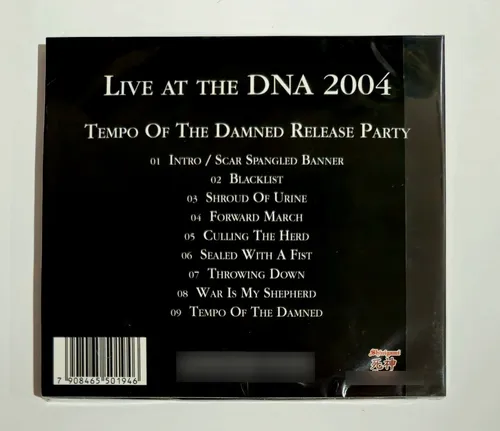 Exodus - Live At The Dna 2004 - Official Bootleg (digipak