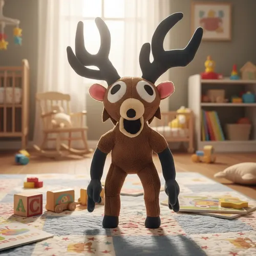 Pelúcia Cervo 99 Noites Na Floresta Jogo Roblox A P/entrega O