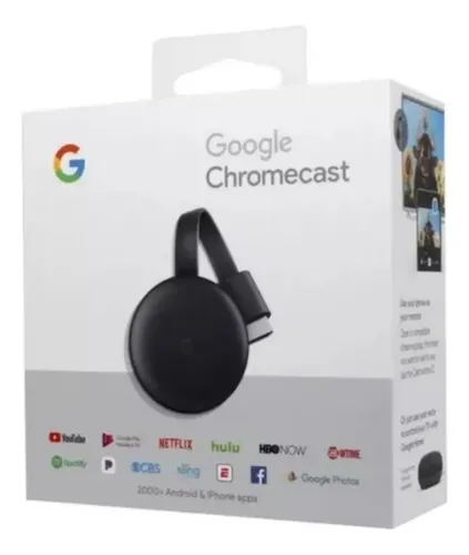 Google Chromecast 3.a Generación Ga00439-la Negro Negro | MercadoLibre