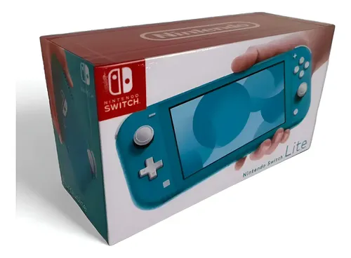 Caixa Vazia Nintendo Switch Lite Azul De Madeira Mdf Azul | Frete