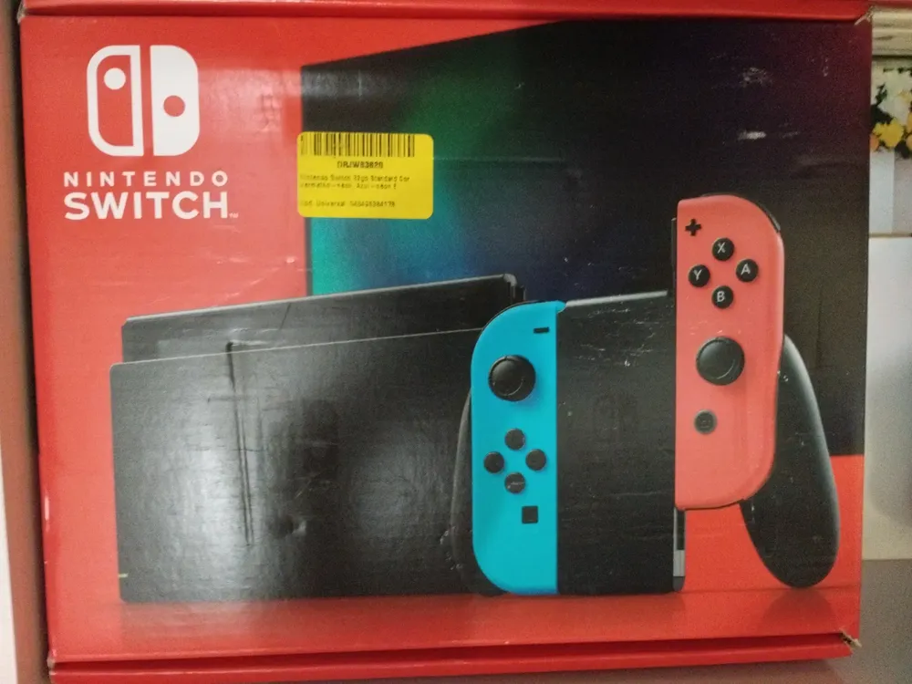 Nintendo Nintendo Switch Switch 32GB Standard cor vermelho-néon