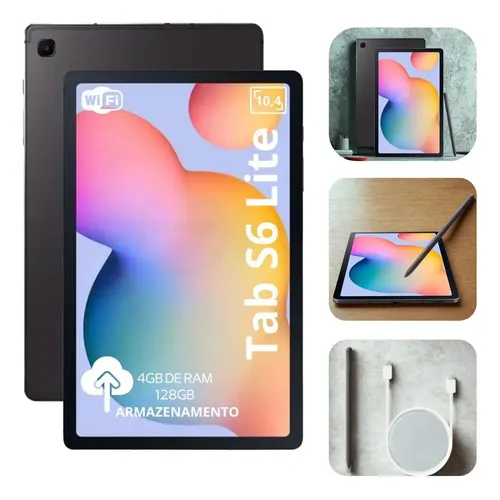 Tablet Samsung Galaxy Tab S6 Lite, 64gb, 4gb Ram 10.4 Cor Chiffon
