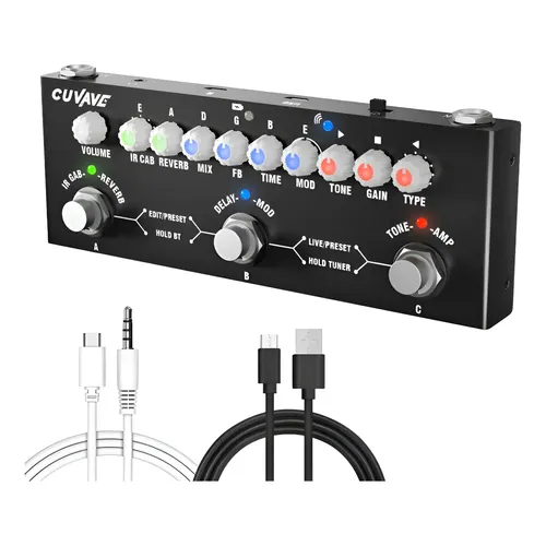 Pedal Electro Harmonix Deluxe Memory Man Delay Color Preto/Cinza