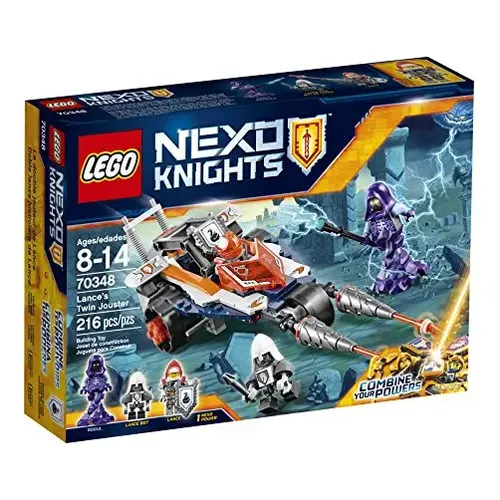 Brinquedo divertido Lego Nexo Knights Lance. Twin Jouster 70348