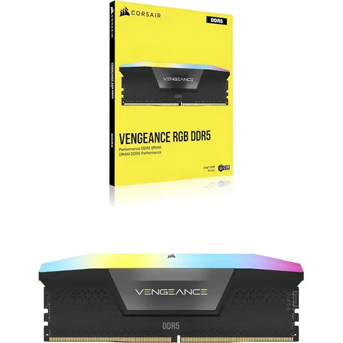 Memoria Corsair Vengeance, RGB, 16GB (1x16GB), DDR5, 5600MHz, C40