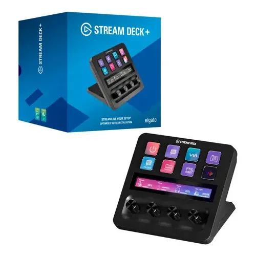 Elgato Stream Deck Plus LCD Multifunção 8 Teclas | MercadoLivre