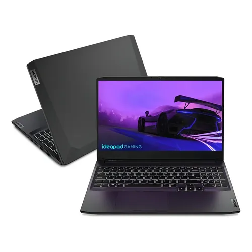 Notebook Lenovo Gaming I5 8gb 512gb Ssd 15,6'' Linux Cor Preto