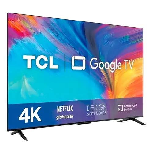 Smart Tv Led 50 Google Tv Uhd 4k Tcl 50p635 3 Hdmi 1 Usb