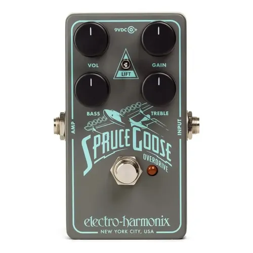 Pedal Overdrive Electro-Harmonix Spruce Goose para Guitarra com