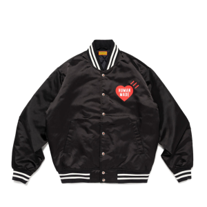 Human Made Nylon Stadium Jacket Black | Stylish & Durable