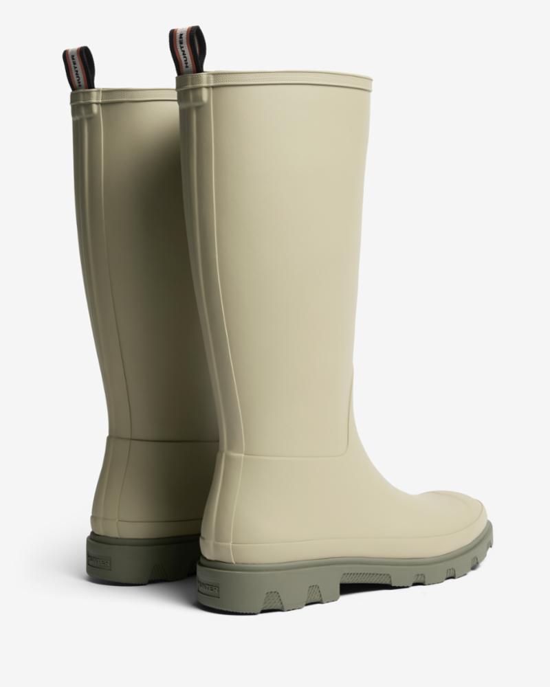 Hunter Men MK X HUNTER UNISEX DOWNPOUR TALL BOOTS ASH TREE/LAUREN GREE