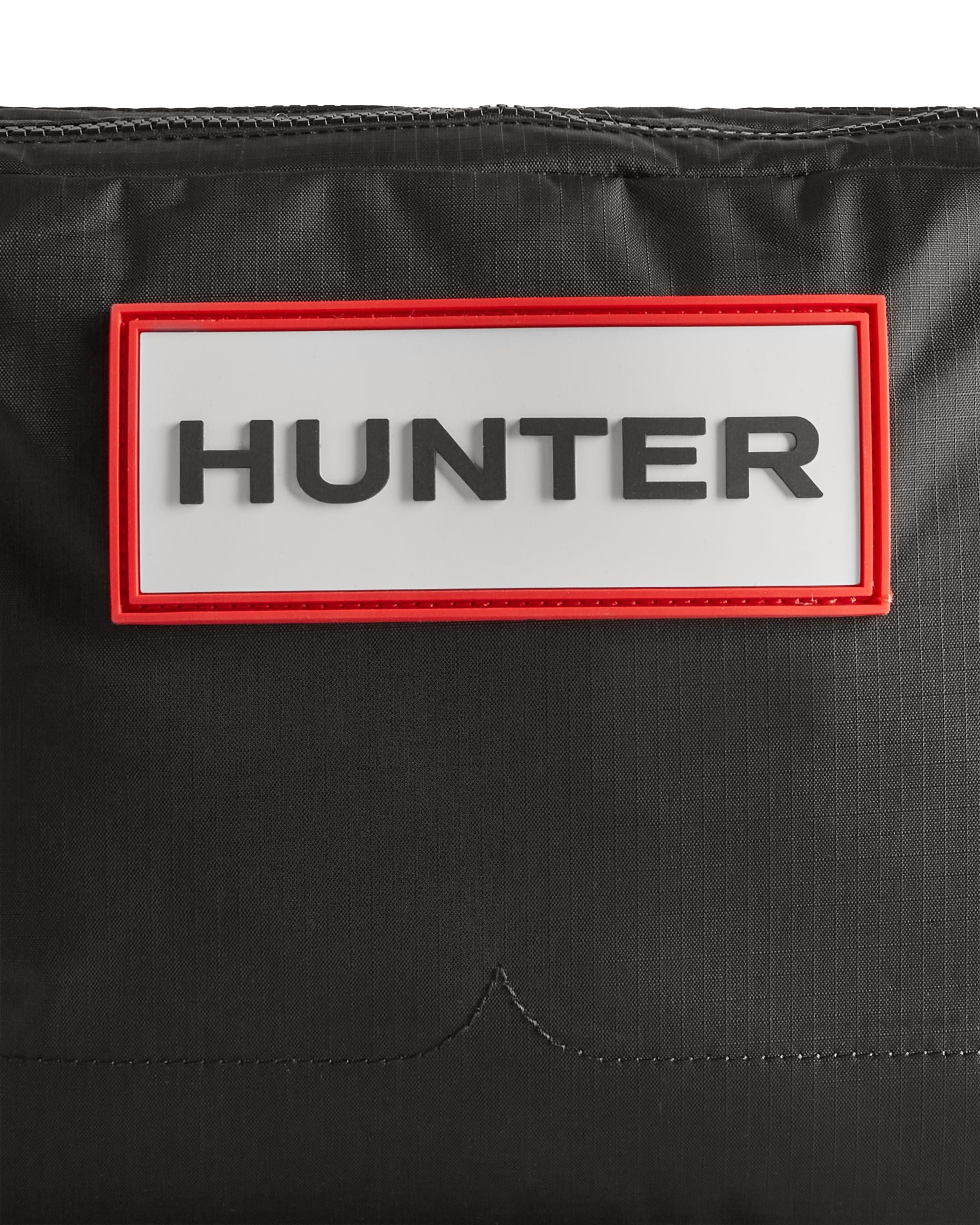 トラベル リップストップ リサイクル ナイロン サコッシュ - ブラック