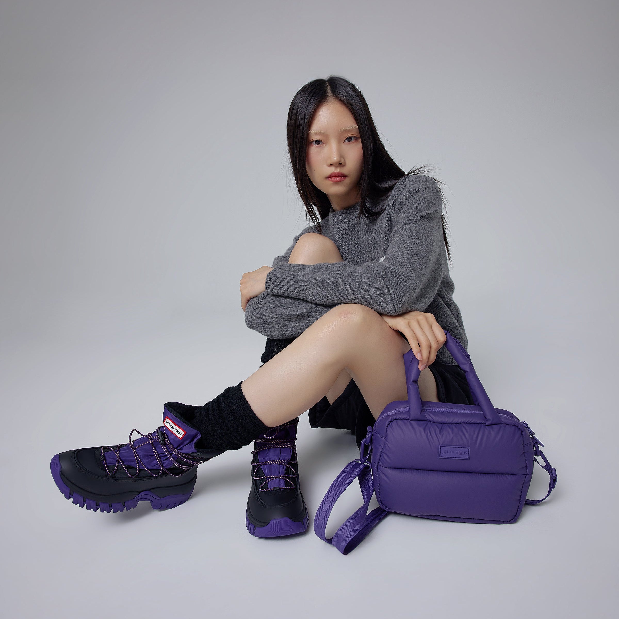 レディース オリジナル リファインド ショート レイン ブーツ - ブラック