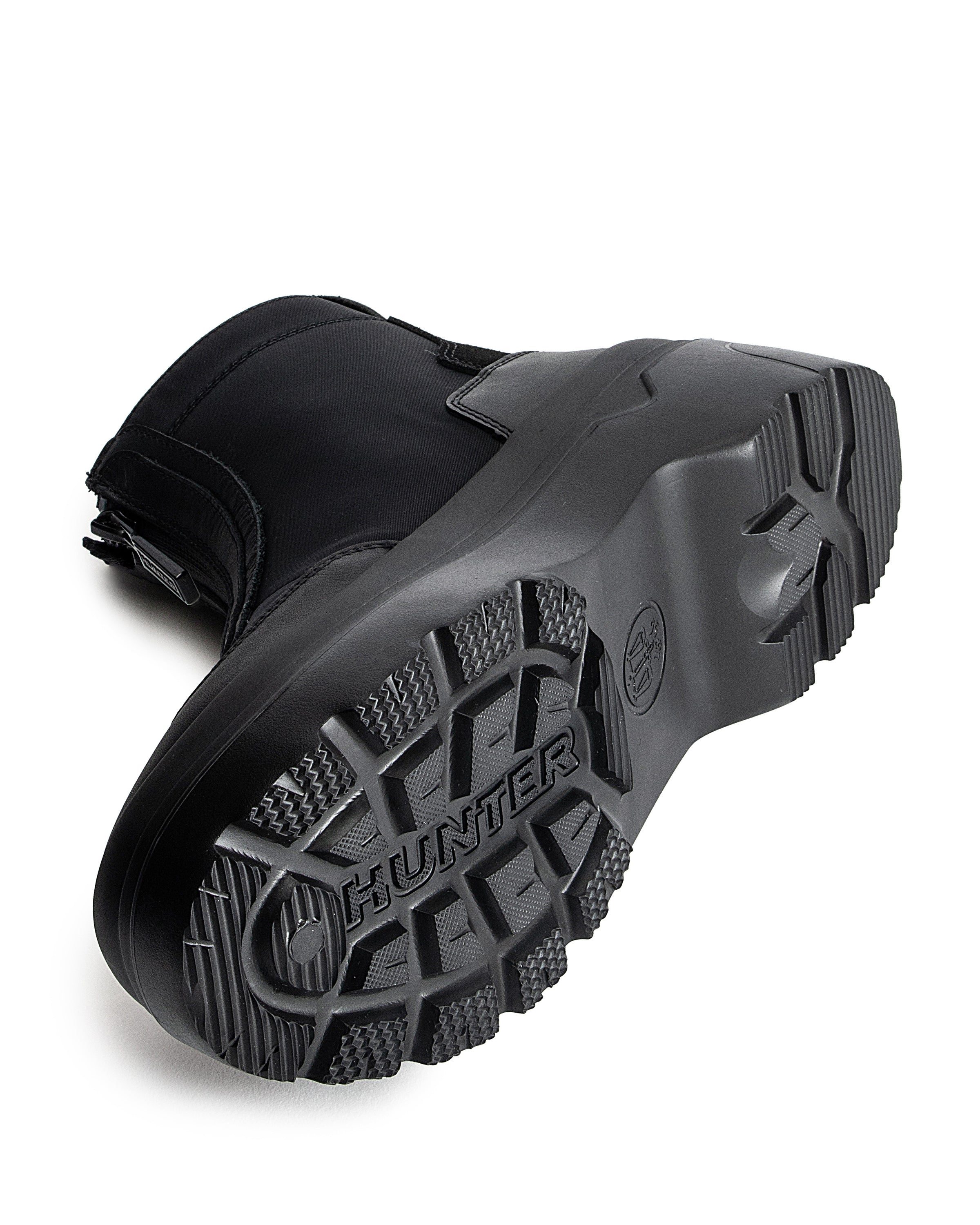 レディース エクスプローラー アンクル ジップ フラットフォームブーツ