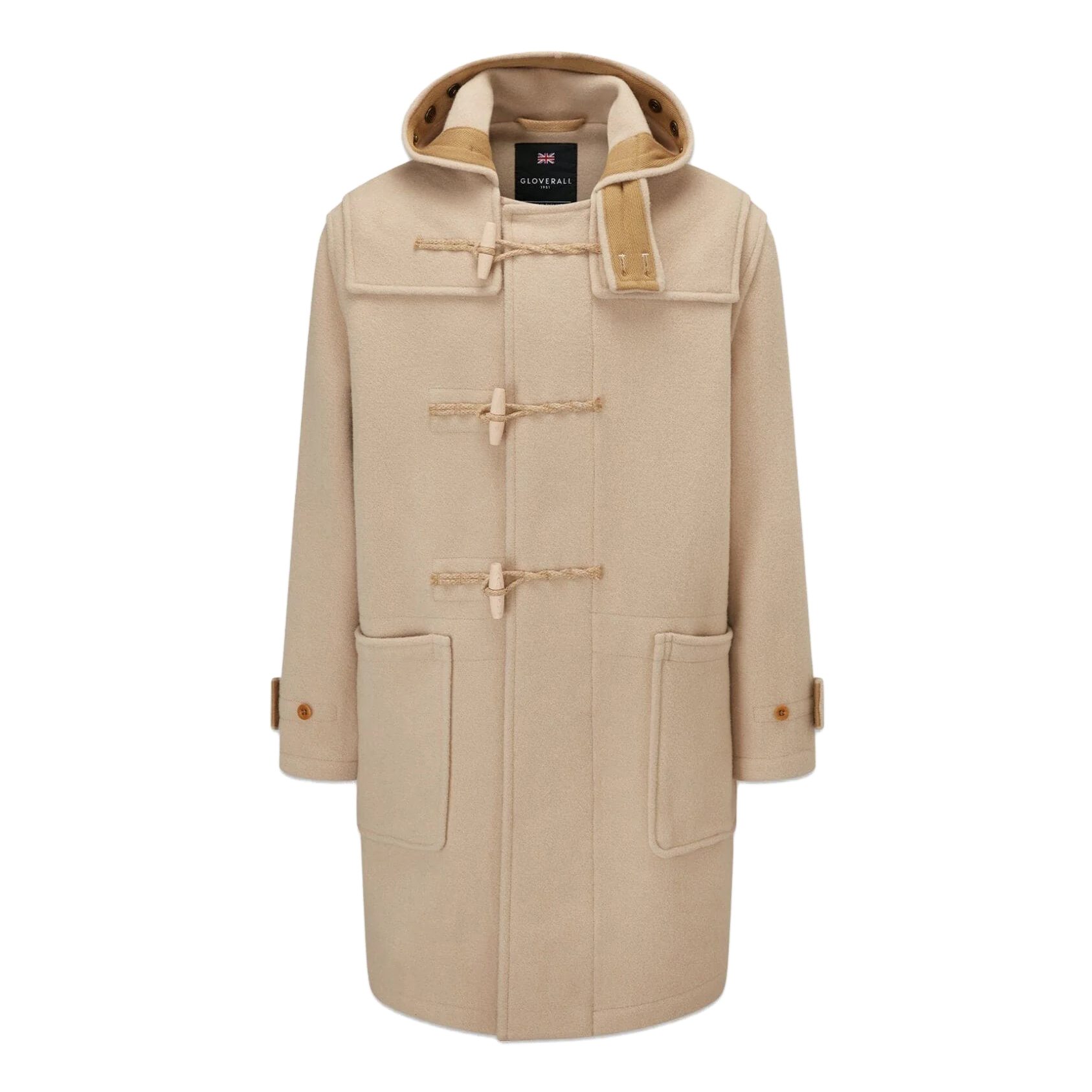 Gloverall Original Monty Duffle Coat - Natural | Winter Jackets