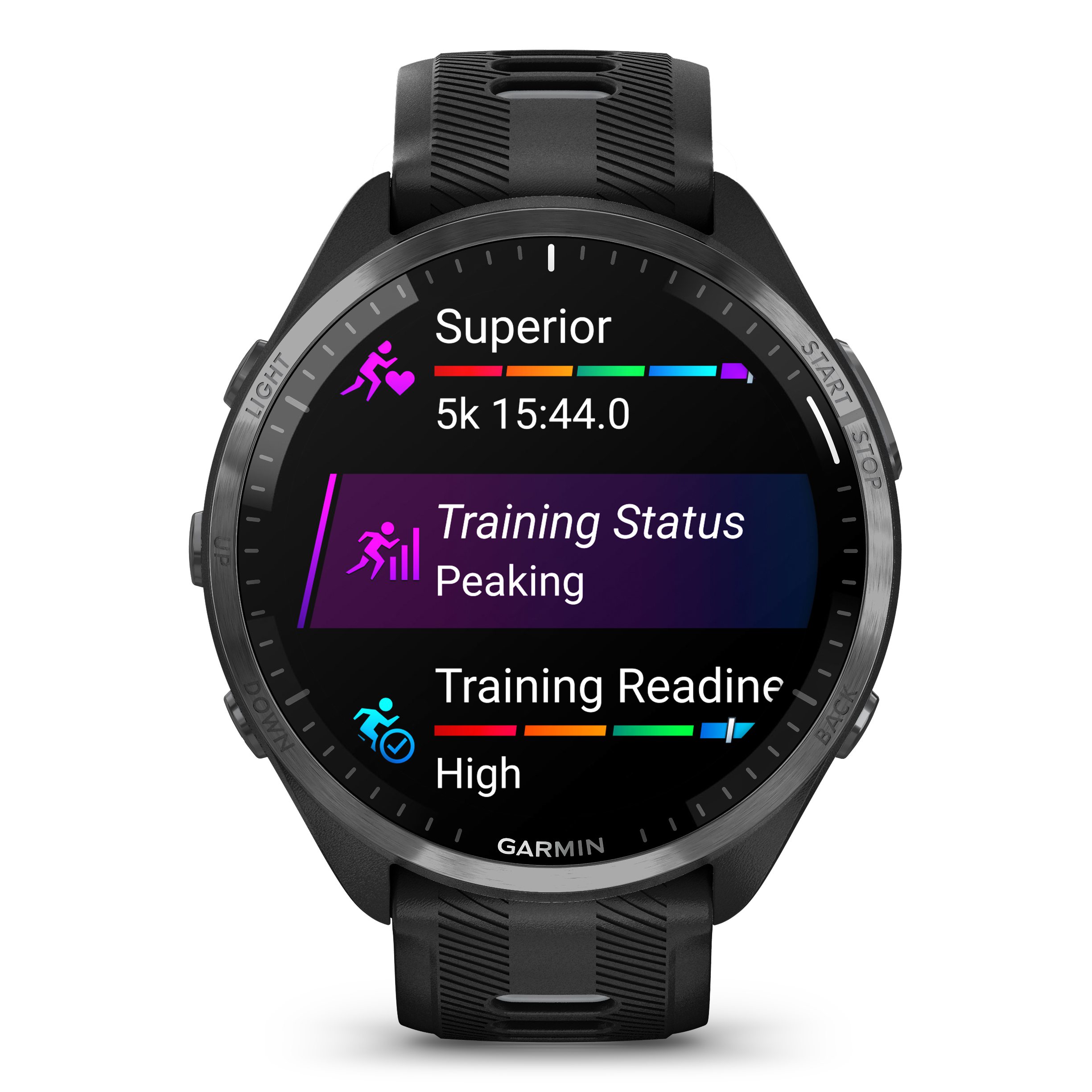 Garmin Forerunner 965 Premium GPS Watch - Black/Powder Grey