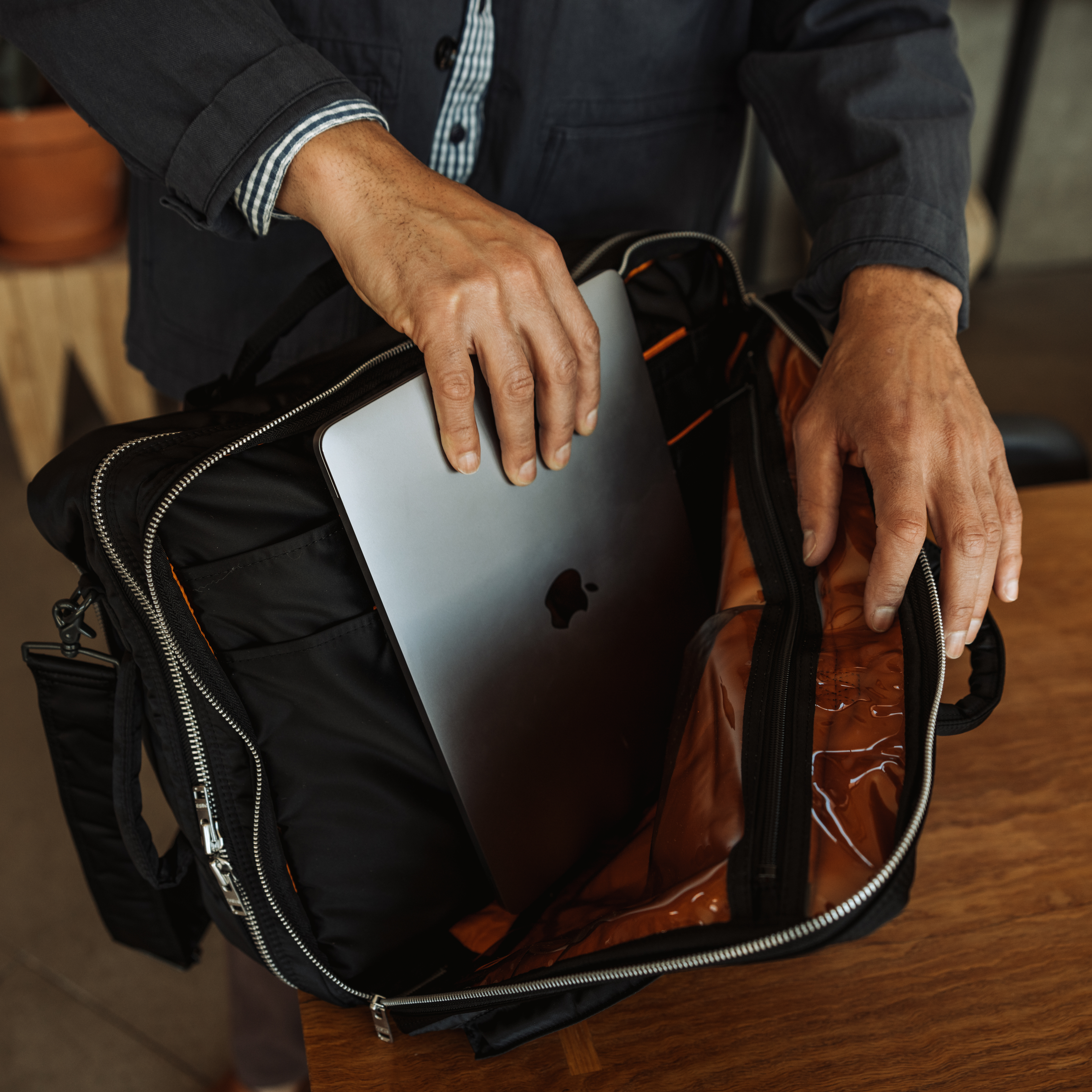 Porter-Yoshida and Co Tanker 3-Way Briefcase - Black | Messenger