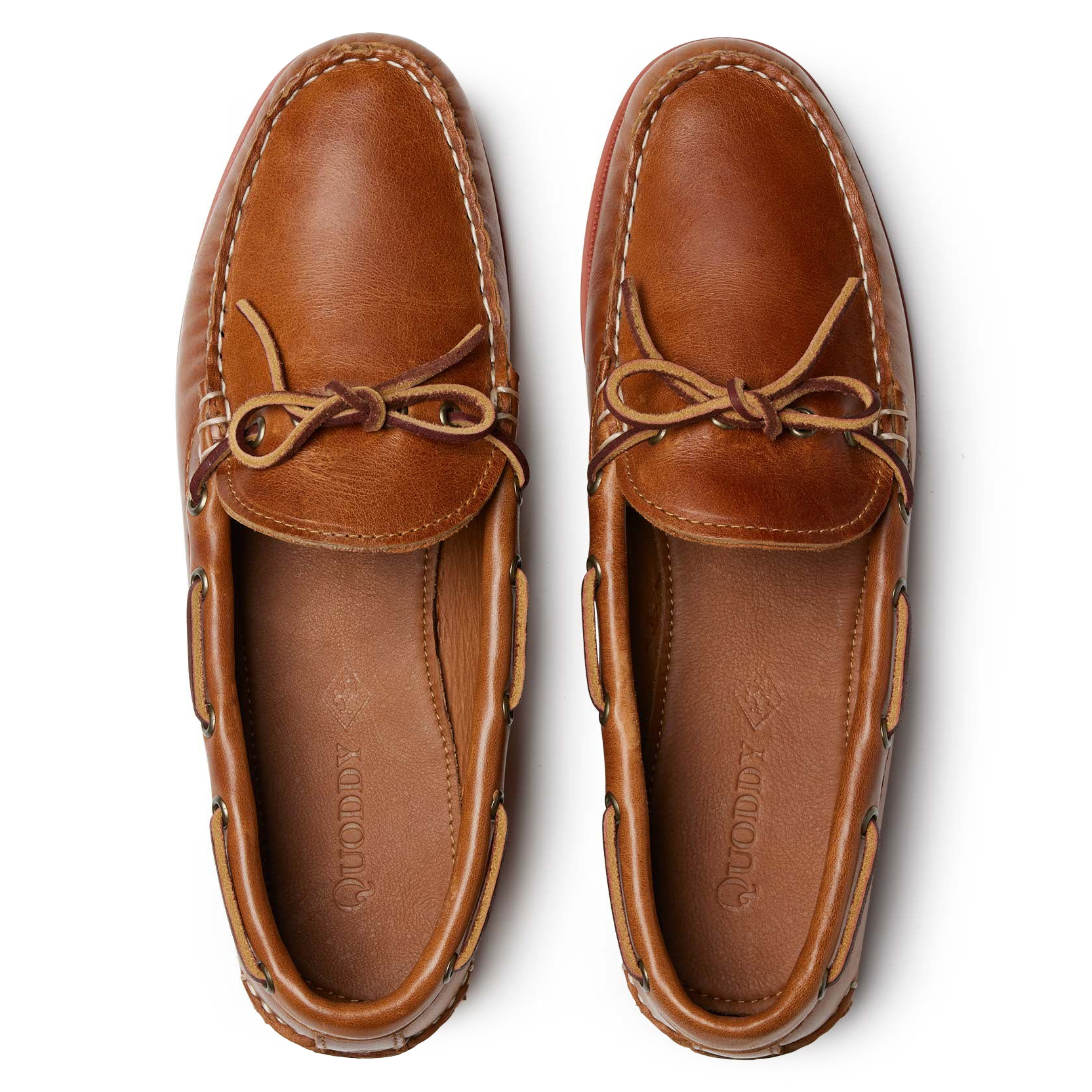 Quoddy Canoe Shoe Camp Sole - Whiskey/Brick | Moccasins | Huckberry