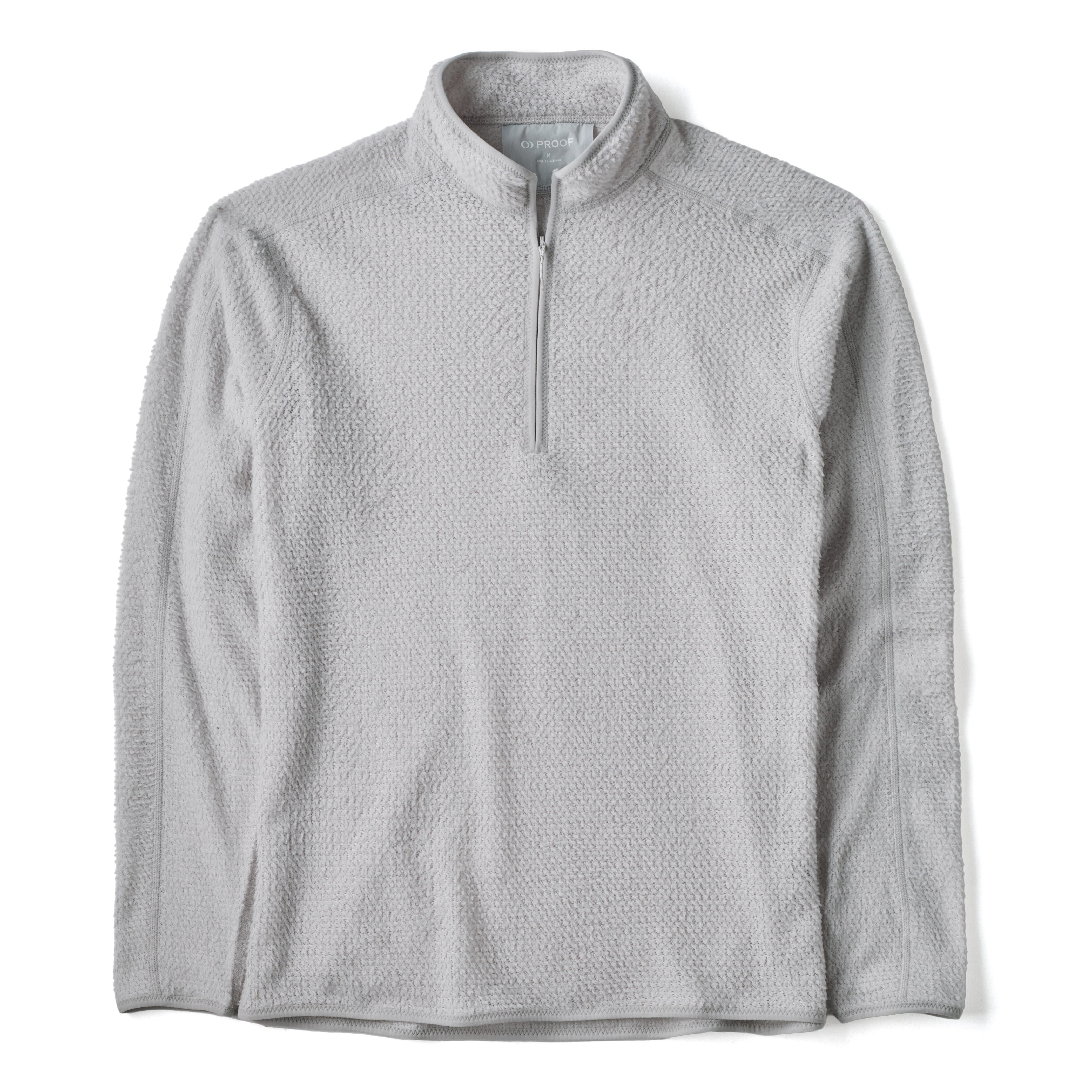 Proof ShadowFleece™ Quarter Zip - Silver | Quarter-Zip Sweatshirts