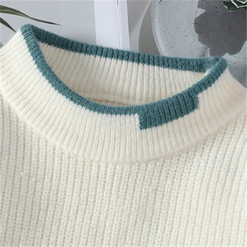 Patchwork Knitted Pullover – Hudson & Mark