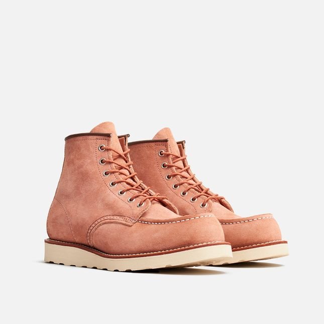 Red Wing Boots -- 8208 Classic Moc Dusty Rose Abilene 6