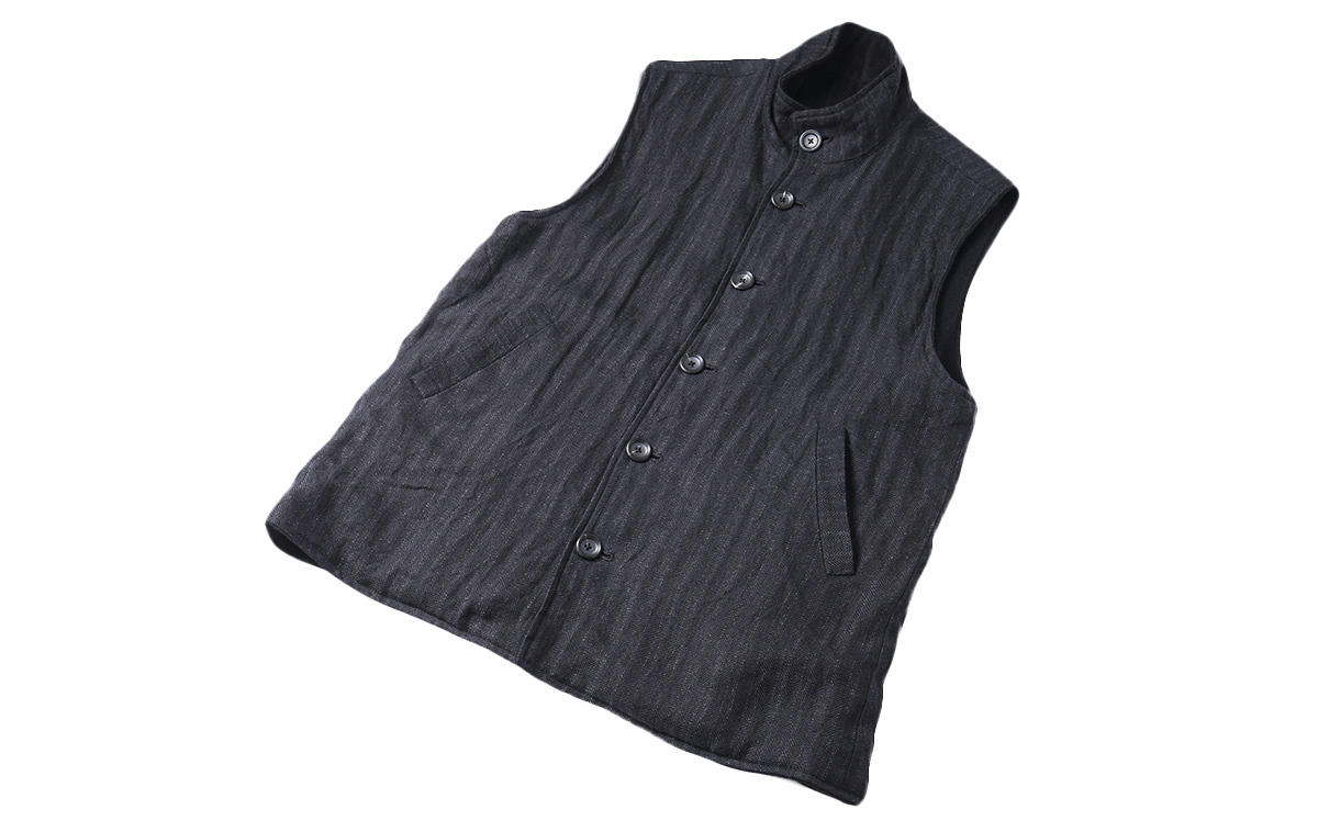 Geoffrey B.Small reversible high neck waistcoat | HUES 福岡