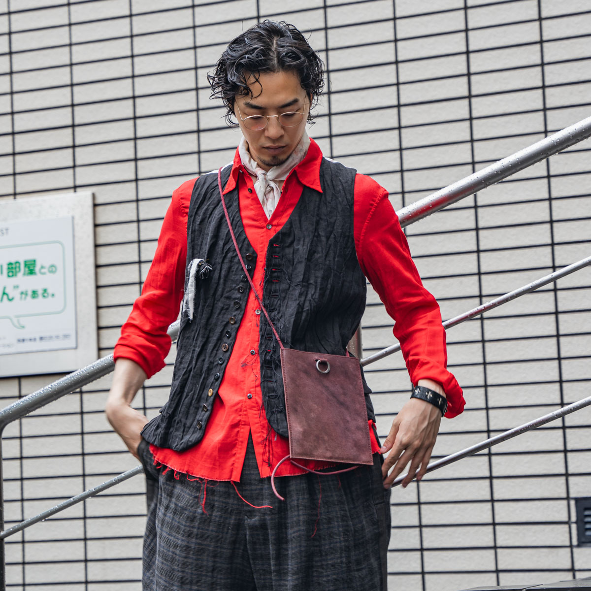 アルキビオ J.M.リボットのリネンベスト | HUES 福岡セレクトショップ